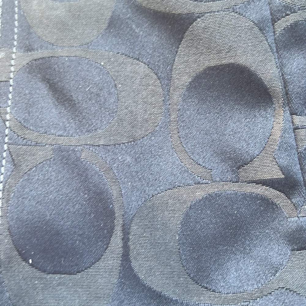 Genuine Coach Purse - Black on Black - Picture 6 of 6